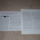JBL SA-600 Amplifier Review, 1966, 2 pgs, Full Test