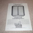Scott S-8 Speaker Ad from 1966
