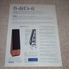 Thiel CS 1.2 Speaker Ad, Article, Info, Specs