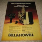 Bell & Howell Filmosonic Projector/Camera Ad from 1976