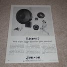 Jensen PR-200 Speaker Ad, 1966, Article, Drivers Ad