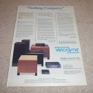 Bose 901 Series VI Speaker brochure,3 pages,mint 1988