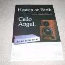 Cello Ad from 1995, Angel System, Serafin,Encore Pre