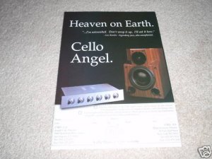 Cello Ad from 1995, Angel System, Serafin,Encore Pre