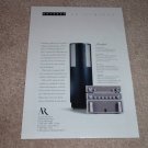 Acoustic Research, AR,Limited Speaker,Pre, Amp Ad 1992