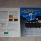 Sansui AU-D11,D9 Amplifier Ad,2 pgs,specs,inside view