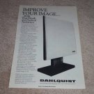 Dahlquist DQ-10 Speaker Ad, 1981, Article, Rare Ad