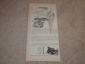 Thorens CD-43 Record Changer Ad, 1958, Very Rare!