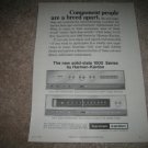 Harman Kardon 1000 Series Ad from 1964, RARE,FM TUNER