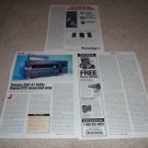 Yamaha DSP-a1 Amplifier Review from 1998, 4 pages
