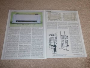 Perreaux PMF 2150b Amplifier Review,1983,2 pgs, Rare!