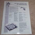 Transcriptors Vestigal Arm Ad, 1974, Article, Rare Ad!