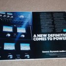 Sansui BA-5000,BA-3000,CA-3000 Amps,Pre Ad,2pgs,1975