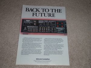 Marantz Century SR3600 Receiver Ad, 1988, Article,Specs