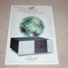 Classe SSP75 A/V Preamp Ad, 2000, Features, Inside,1 pg