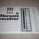 Marantz Model 18 Ad,1967,Specs,Article,Rare Ad,2 pgs