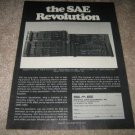 SAE EQ Ad from 1978, very nice ad! RARE one!
