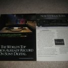 Sony DAT Deck AD from 1990, DTC-700 2 pages!