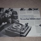 Dual 1009sk Turntable Ad, 1966, 2 pgs, Article, Specs
