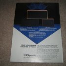 Klipsch 2.2V,1.2V,Academy AD from 1992 Classic Ad
