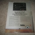 Hafler SE Series Ad from 1990,2 sided,SE150,Se100,Se120