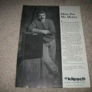Klipsch kg-2 Speaker Ad from 1989,Nice Ad!