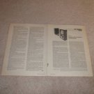 Electro-Voice Interface A Review, 1974,2 pgs,Full Test