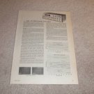 Sony TAE-8450 Preamp Review, 1975, 2 pgs, Full Test