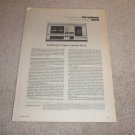 Tandberg TCD-310 Cassette Review, 2 pgs, 1974, RARE!