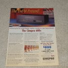 Cinepro 600x Amplifier Ad, 1995, Specs, Info, Article
