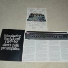 Adcom GFP-565 Preamp 6 pg Brochure, Specs, Info,Article