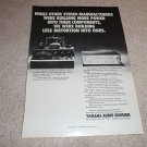 Yamaha Receiver AD from 1975, cool Ad!