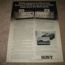 Sony VFET Amps Ad from 1975,high-end! color
