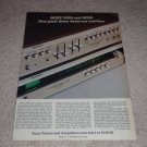 Sony 1055,5000 Amp/Tuner Ad,1973,Article,color, Nice!