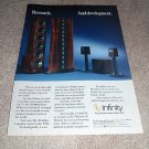Infinity Ref Standard V,Modulus Speaker AD from 1990