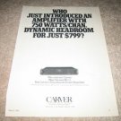 Carver Vintage Ad 1982 M-1.5, Monster Amp Ad, M-1.5t