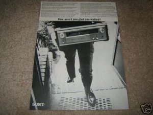 Sony 6060 Receiver Ad from 1968,Hard to find!