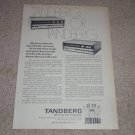 Tandberg TR-1055,1040 Receiver Ad,1973,specs,Article