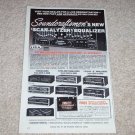 Soundcraftsmen Eq Ad,Scan-alyzer, Amp, specs, 6"x9"