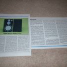 Technics Honeycomb SB-X700 Speaker Review,1983,2 pgs