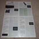 Yamaha DSP-A2070 Amplifier Review,5 pgs, 1993, original