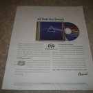 Capitol Pink Floyd Ad for DSOTM SACD 2003,RARE! 12"x14"