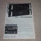 Classe DR-7 Preamp Ad, 1987, Article, Features, Rare Ad