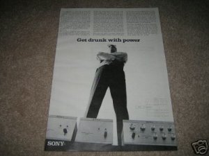 Sony TA-3120 Ad from 1968, Power Amps and Crossover