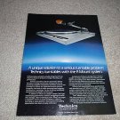 Technics P-mount turntable system Ad 1983
