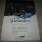 Revox Quietspeakers Line from 1988 Ad,Swiss Speakers!