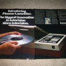 Pioneer Laserdisc Player Ad from 1981,1st player!