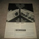 Scott LK-30 Tube Amp,LT-111 Tube Tuner Ad from 1960
