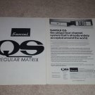Sansui QS Pro Encoder,Decoder Ad, 1972,Article, QUAD