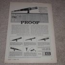 Altec 884a Microphone Ad, 1961, Article,Specs,681a,683a